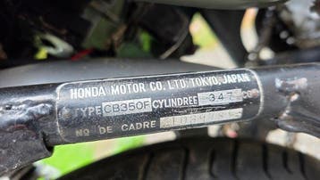 Honda - CB 350 Four - 1972, Motoren