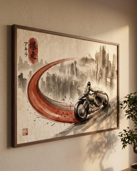 MEDSAN - Akira Neo-Tokyo Drift () - UNIQUE EDITION, Antiquités & Art, Art | Objets design
