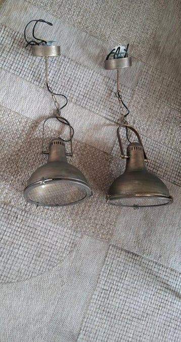 Lampe à suspendre (2) - Métal - Lampe suspendue industrielle