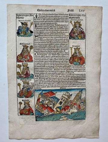 Hartmann Schedel/ Wohlgemut/ Pleydenwurff/Dürer - The, Antiek en Kunst