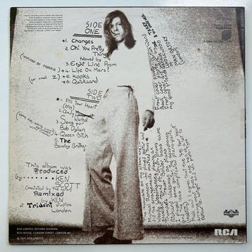 David Bowie - Hunky Dory (NM vinyl - UK) - Album LP (article