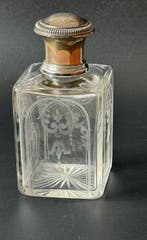 Baccarat - Émile PUIFORCAT - Flacon de parfum - cristal