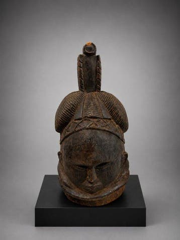 Casque - mende - Mende - République démocratique du Congo, Antiquités & Art