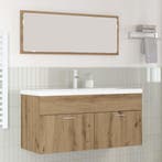 vidaXL Badkamerkast Artisan Eiken 100 x 38,5 x 46 cm Bewerkt, Verzenden, Nieuw