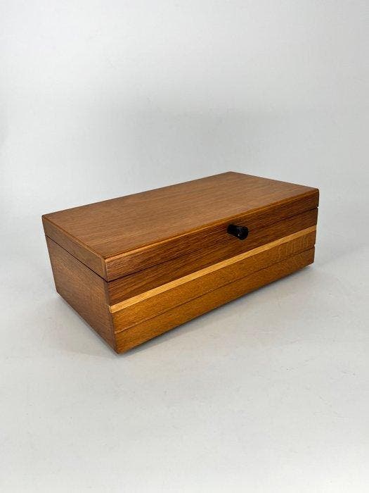 Doos - Hout, Bakeliet, Antiek en Kunst, Kunst | Designobjecten