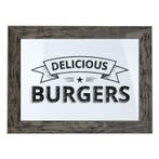 Whiteboard Vintage Grijs 60x80cm, Huis en Inrichting, Woonaccessoires | Memoborden, Verzenden, Nieuw