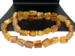 Collier géométrique en ambre de la Baltique - pièce, Antiquités & Art