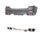 PARE-CHOCS ARRIÈRE BMW F30 F80 11-18 LOOK M3 + KIT EMBOUT D´, Verzenden