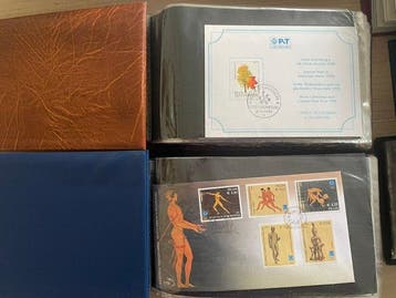 Wereld 1944/2008 - Gevarieerde verzameling FDCs in 18, Gestempeld