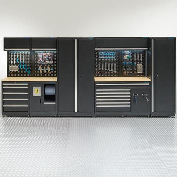 Datona Werkplaatsinrichting PREMIUM met eiken werkblad -, Ophalen of Verzenden, Nieuw