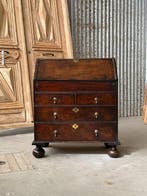 Bureau - klepbureau, buro, secretaire, bureau - Eik -
