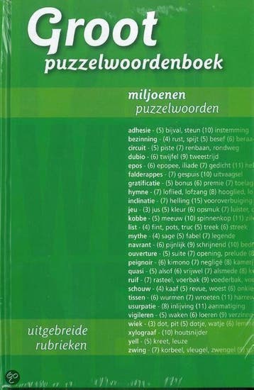 Groot puzzelwoordenboek 8710818010291, Verzenden, Gelezen