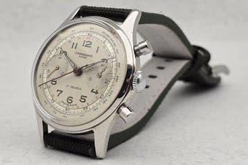 Chronographe Suisse - Cal. Landeron 51 - Telemetre &, Nieuw