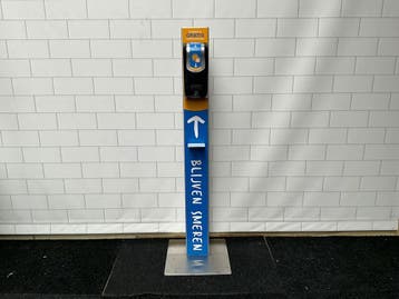 Zonnebrandcrème dispenser op zuil, Ophalen of Verzenden, Nieuw in verpakking, Reinigen