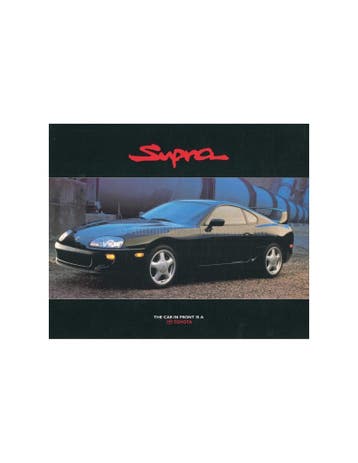 1994 TOYOTA SUPRA BROCHURE ENGELS