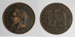 5 Centimes France Gadoury 152 Cinq Centimes 1855 W Lille..., Verzenden