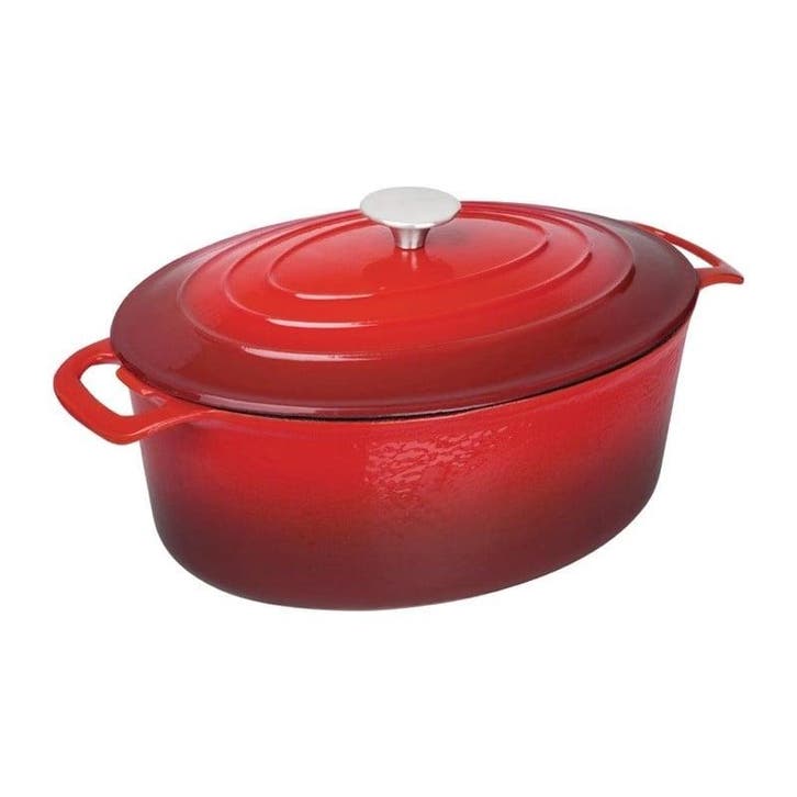 Braadpan | Gietijzer | 6L | Div. Warmtebronnen | Incl., Zakelijke goederen, Horeca | Keukenapparatuur, Nieuw in verpakking, Verzenden
