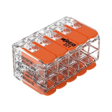 WAGO® LASKLEM | 10 DRADEN | 0.2-4.0MM² | PER 15 STUKS, Maison & Meubles, Lampes | Lampes en vrac, Verzenden