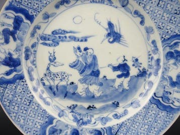 Bord - Porselein - Kangxi 1662-1722