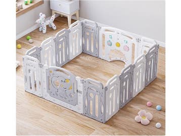 Veiling - Kinderbox- Speelbox - Puppy - 204 × 204 × 65 cm, Nieuw
