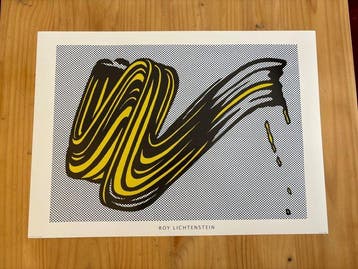 Roy Lichtenstein - Brushstroke / 1965, Nieuw