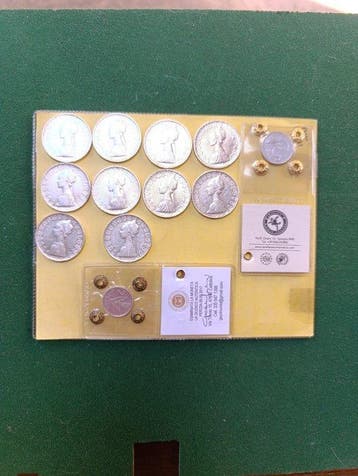 Italië. Repubblica 1948-1999 Raccolta completa con 5 lire 56