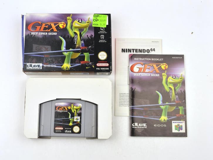 Gex 3 Deep Cover Gecko [Nintendo 64], Games en Spelcomputers, Games | Nintendo 64, Verzenden