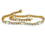 Armband - 14 karaat Geel goud - 6.29ct. tw. Diamant, Nieuw