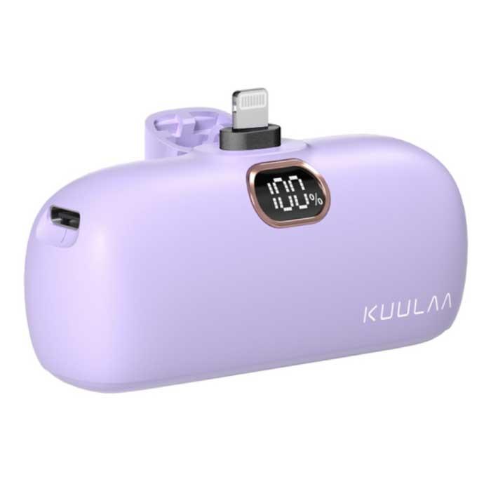 5000mAh Mini Powerbank voor iPhone Lightning - QC / PD, Telecommunicatie, Powerbanks, Nieuw, Verzenden