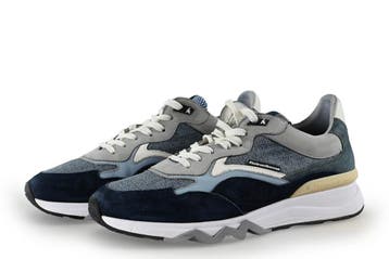 Floris van Bommel Sneakers in maat 42 Blauw, Kleding | Heren, Floris van Bommel, Zo goed als nieuw, Sneakers, Verzenden