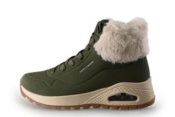 Skechers Veterboots in maat 38 Groen, Skechers, Verzenden, Overige typen, Zo goed als nieuw