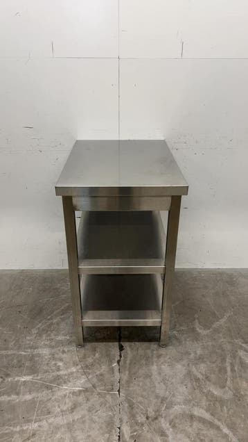 Table de travail en acier inoxydable avec 2 caissons de, Verzenden