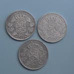 Belgique. Léopold Ier. 5 Francs 1851, 1852 en 1853 (Sans