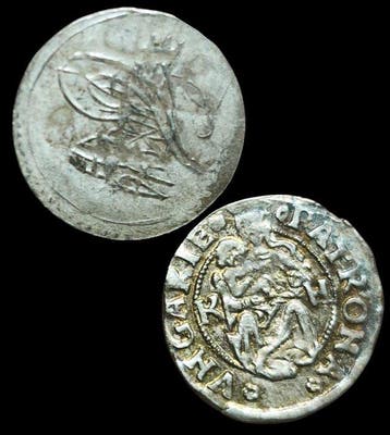 Wereld. Clash of Empires: 16th Century Madonna Silver Denier