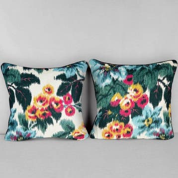PIERRE FREY -New pair of cushions made with Pierre Frey