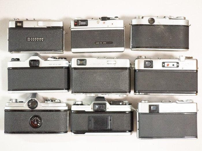 Various Companies Canon AE-1/ Canonet QL17/ Pentax SP/, TV, Hi-fi & Vidéo, Appareils photo analogiques