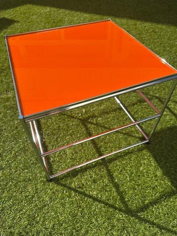 USM Haller, K37 - Bijzettafel - Chroom, Acryl - USM Haller