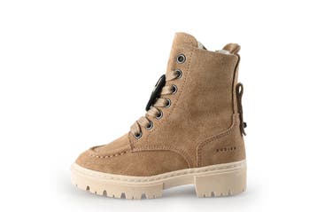 Nubikk Veterboots Meisjes in maat 25 Bruin, Kinderen en Baby's, Verzenden, Jongen of Meisje, Nubikk, Schoenen