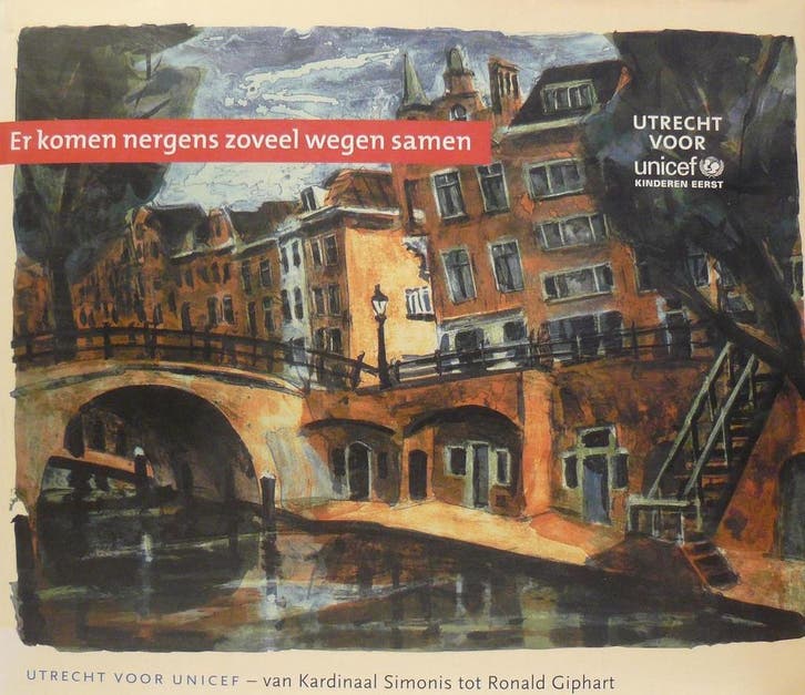Er komen nergens zoveel wegen samen: Utrecht voor Unicef -, Boeken, Overige Boeken, Zo goed als nieuw, Verzenden