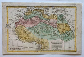 Afrika - Afrika; R. De Vaugondy; R. Bonne; - Barbarie,, Boeken, Nieuw