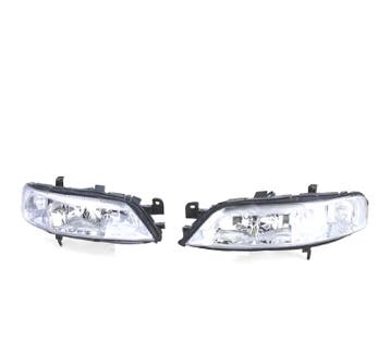 PHARES POUR OPEL VECTRA B 99-02 FOND CHROMÉ, Verzenden