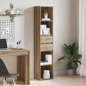 vidaXL Boekenkast 36x30x171 cm bewerkt hout artisanaal, Verzenden