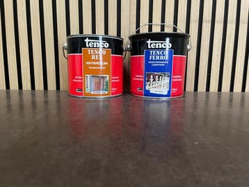 Veiling - Tenco Rex Houtveredeling 2,5L + Tenco Ferro IJzerv, Doe-het-zelf en Bouw, Nieuw