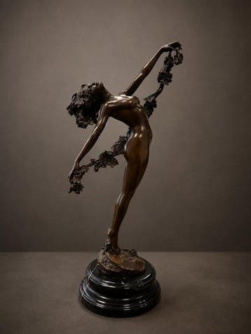 Sculpture, A Bronze Sculpture Called “The Vine” – Pierre
