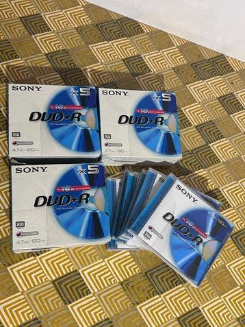 Sony, Philips, TDK, Maxell (CD-R, CD-RW, DVD+R & DVD-R, Nieuw