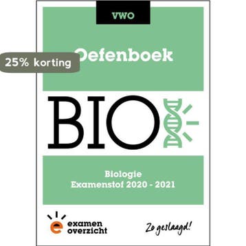 ExamenOverzicht - Oefenboek Biologie VWO 9789493190542, Verzenden, Gelezen, ExamenOverzicht