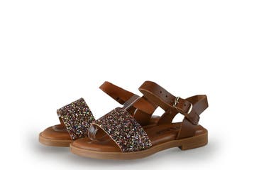 Milo &amp; Mila Sandalen Meisjes in maat 27 Bruin, Verzenden, Jongen of Meisje, Schoenen, Zo goed als nieuw