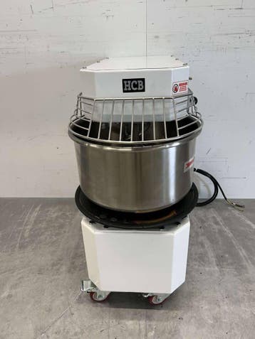 HCB Pétrin à spirale mobile en acier inoxydable, 20 litres,, Verzenden