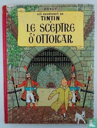 Kuifje - Le sceptre dOttokar - 1956, Livres, BD, Envoi