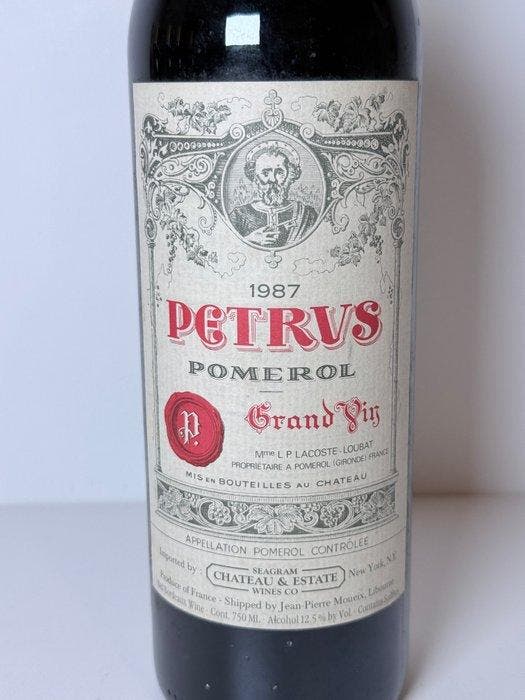 1987 Petrus - Pomerol Grand Vin - 1 Fles (0,75 liter), Verzamelen, Wijnen